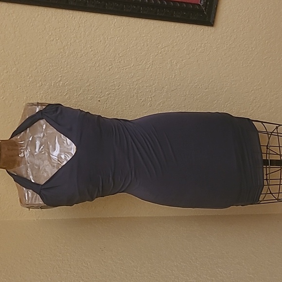 NWT WOMENS GUESS JOAN HALTER DRESS SIZE XS (NO BELT) - Picture 4 of 8